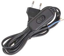 Удлинитель-шнур   УШ-1КВ 1-местный, с выключателем, 2м, с заземлением, WUP20-02-K02 |  код. WUP20-02-K02 |  IEK